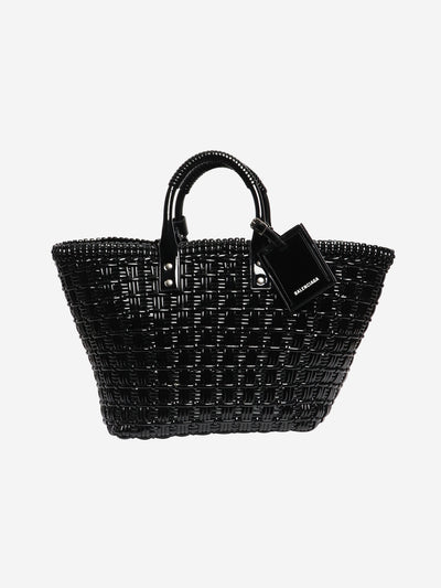 Black woven top handle bag Tote Bags Balenciaga 