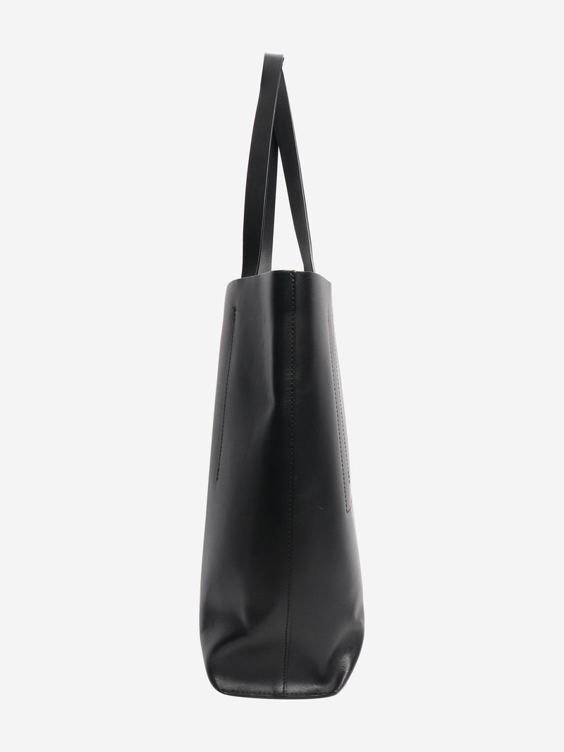 Black leather tote bag Tote Bags Isaac Reina 