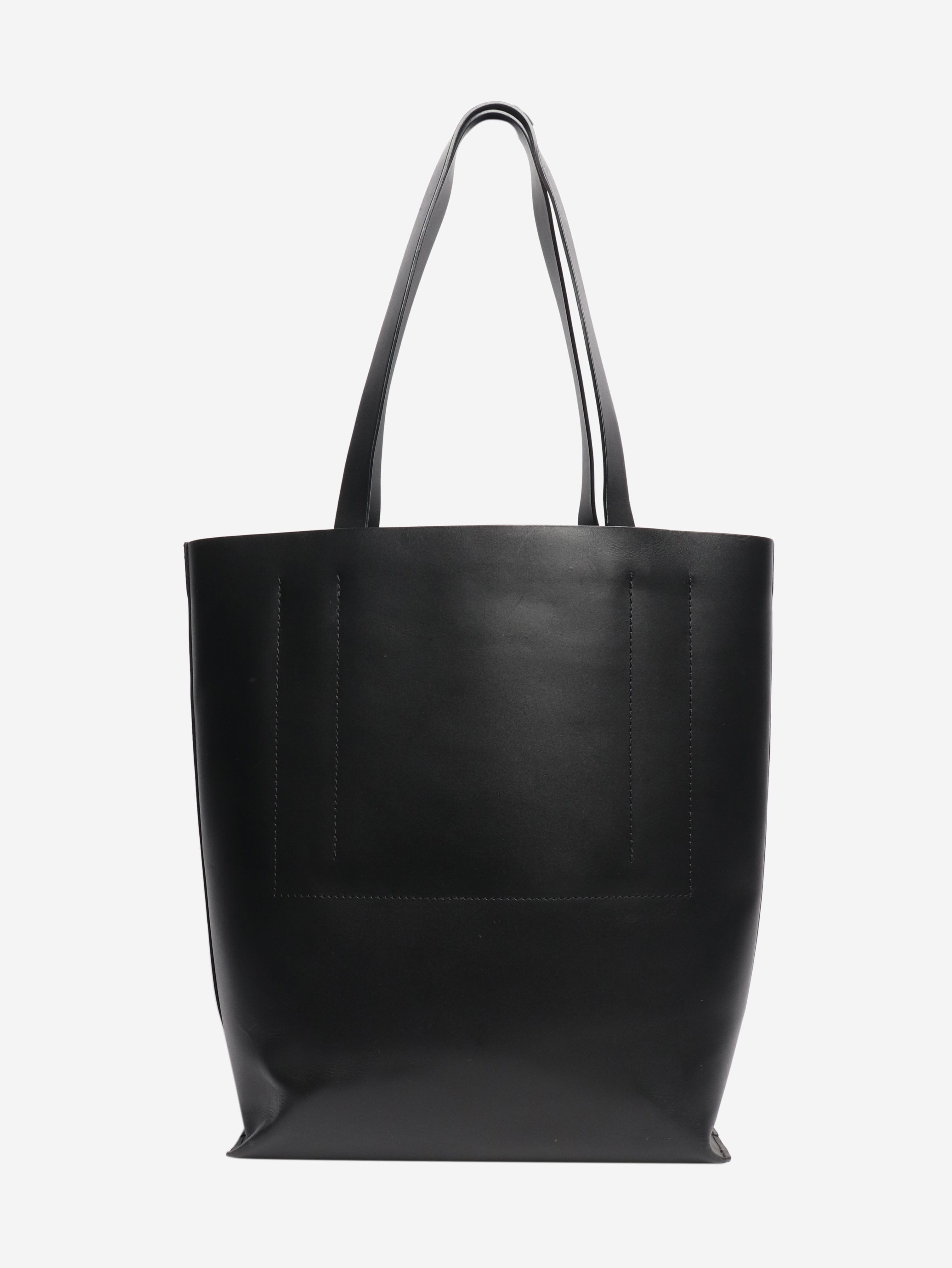 Black leather tote bag Tote Bags Isaac Reina 