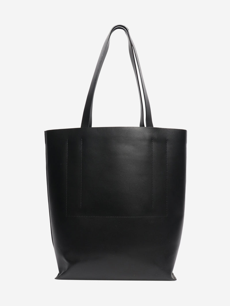 Black leather tote bag Tote Bags Isaac Reina 