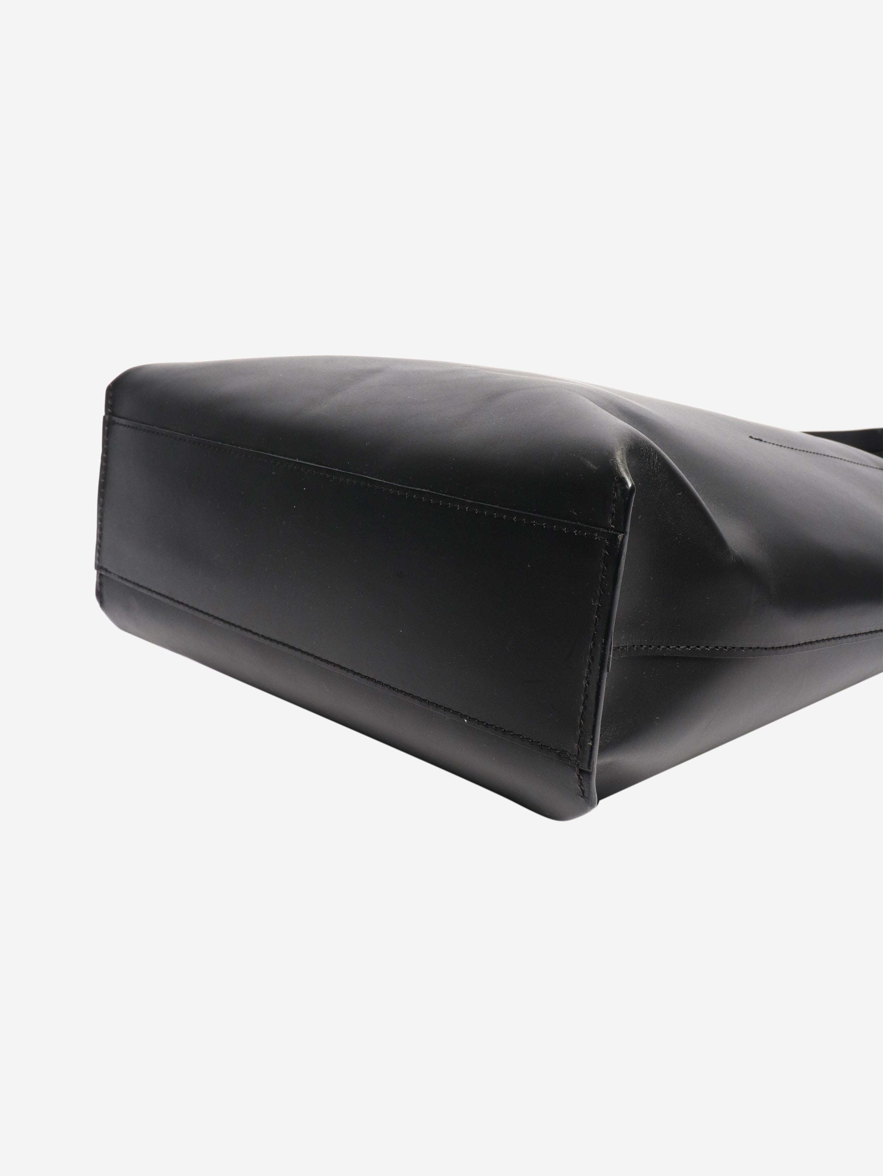 Black leather tote bag Tote Bags Isaac Reina 