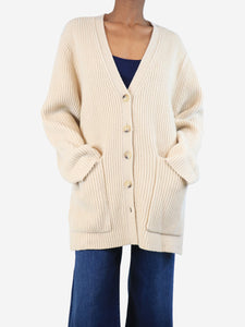 Toteme Neutral wool cardigan - size XS