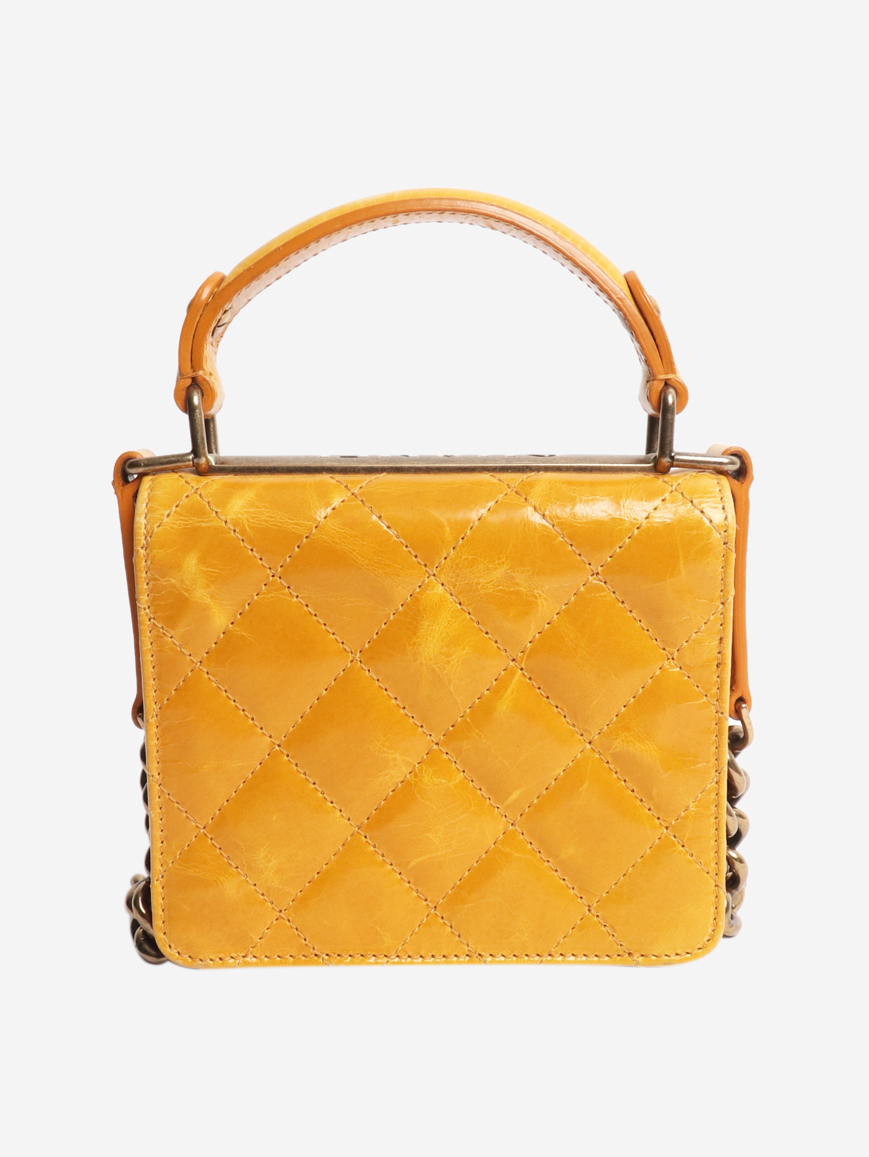 Mustard 2011 lambskin quilted Rita bag Shoulder bags Chanel 