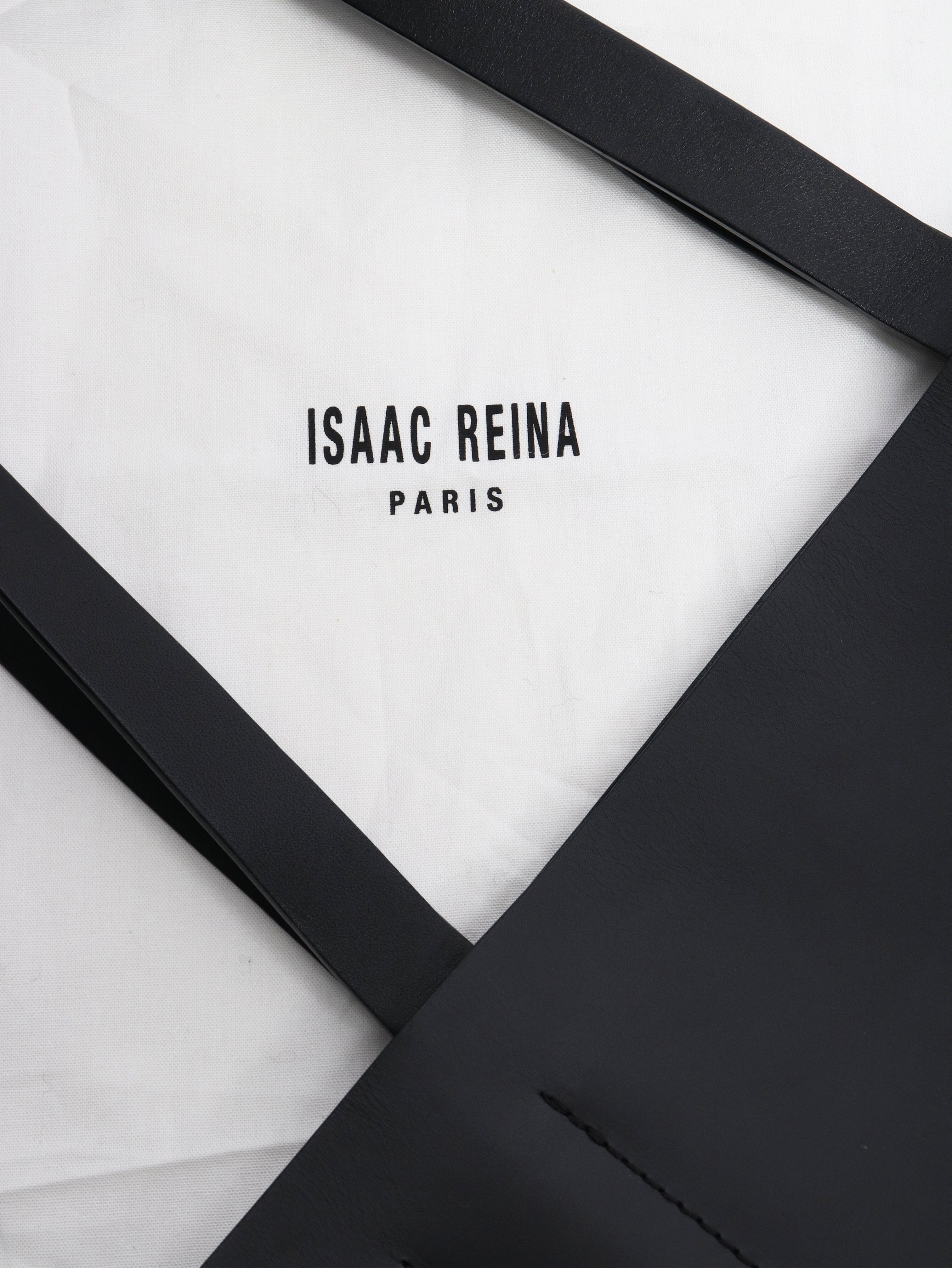 Black leather tote bag Tote Bags Isaac Reina 