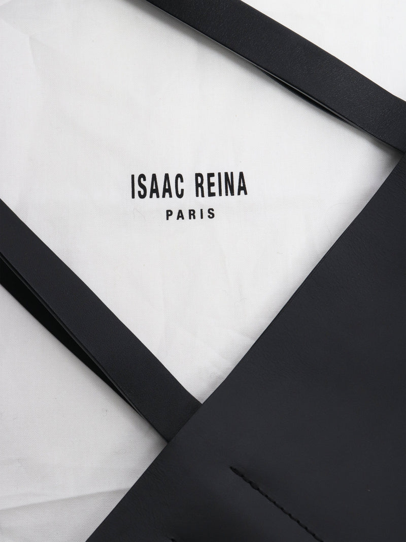 Black leather tote bag Tote Bags Isaac Reina 