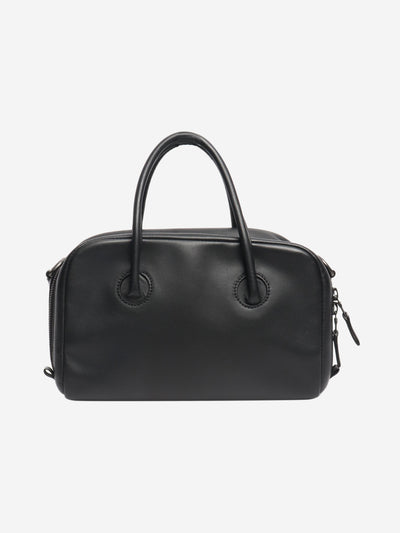 Black leather 2way crossbody bag Cross-body bags Isaac Reina 