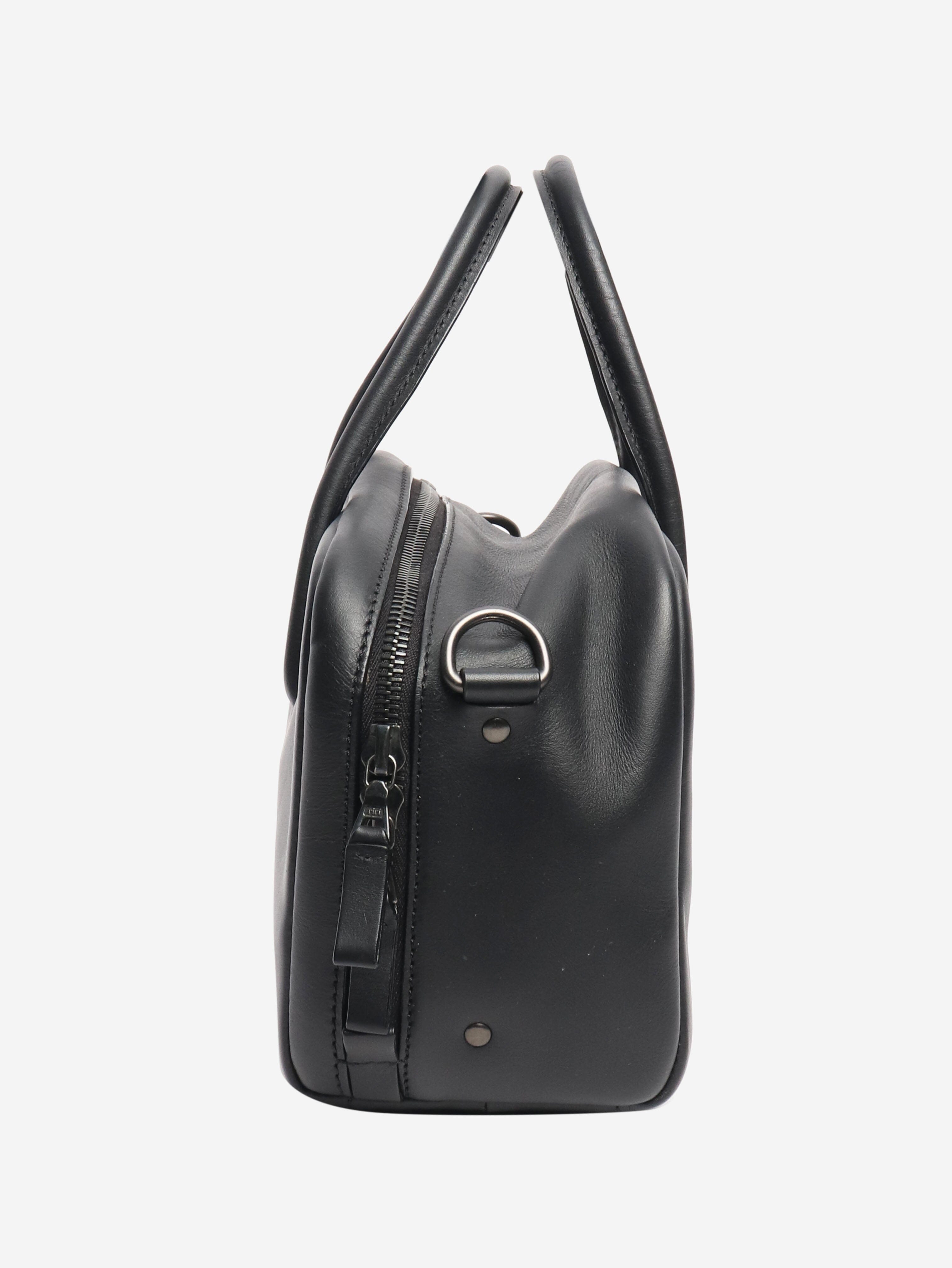Black leather 2way crossbody bag Cross-body bags Isaac Reina 