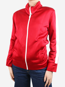 Burberry Red zipped high-neck jacket - size XS