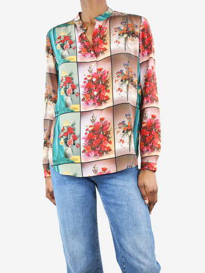 Multicoloured floral printed top - size UK 6 Tops Stella McCartney 