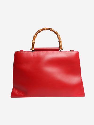 Red bamboo top handle bag Shoulder bags Gucci 