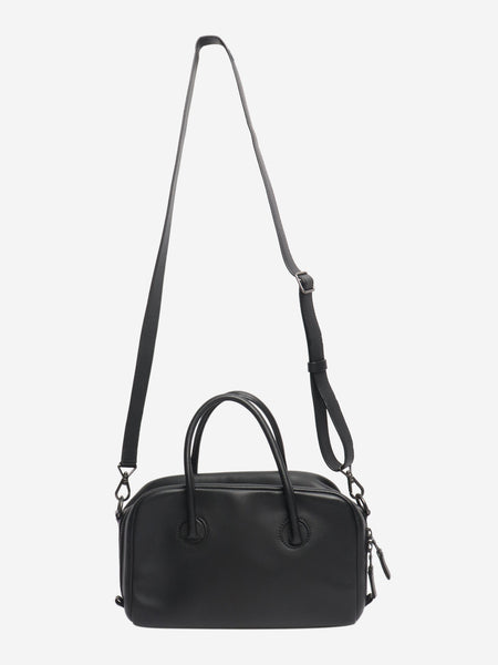 Black leather 2way crossbody bag alternate image