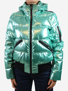 Goldbergh Green bombardino down ski jacket - size UK 12
