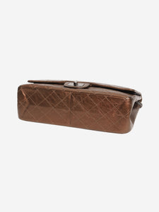Chanel Brown 2010 maxi lambskin 2.55 bag