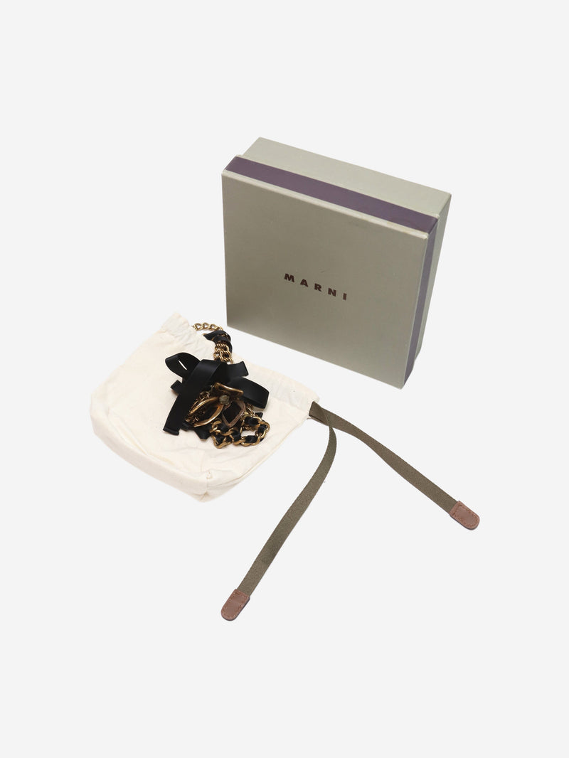 Gold butterfly chain necklace Necklaces Marni 
