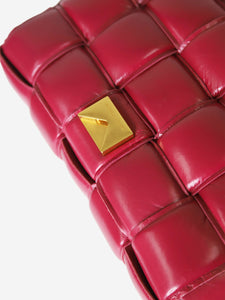 Bottega Veneta Maroon padded Cassette shoulder bag
