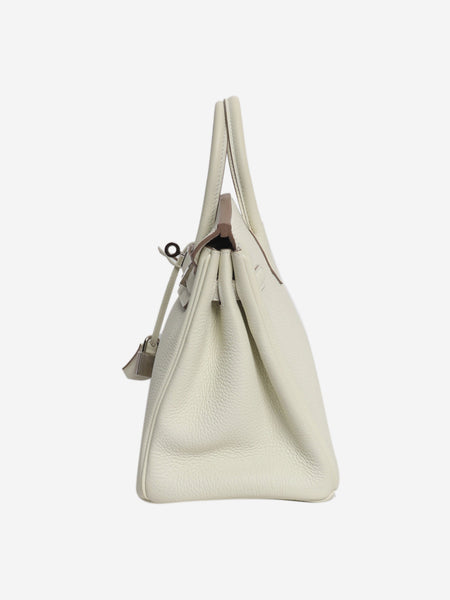White Birkin 25 Togo palladium-hardware handbag alternate image