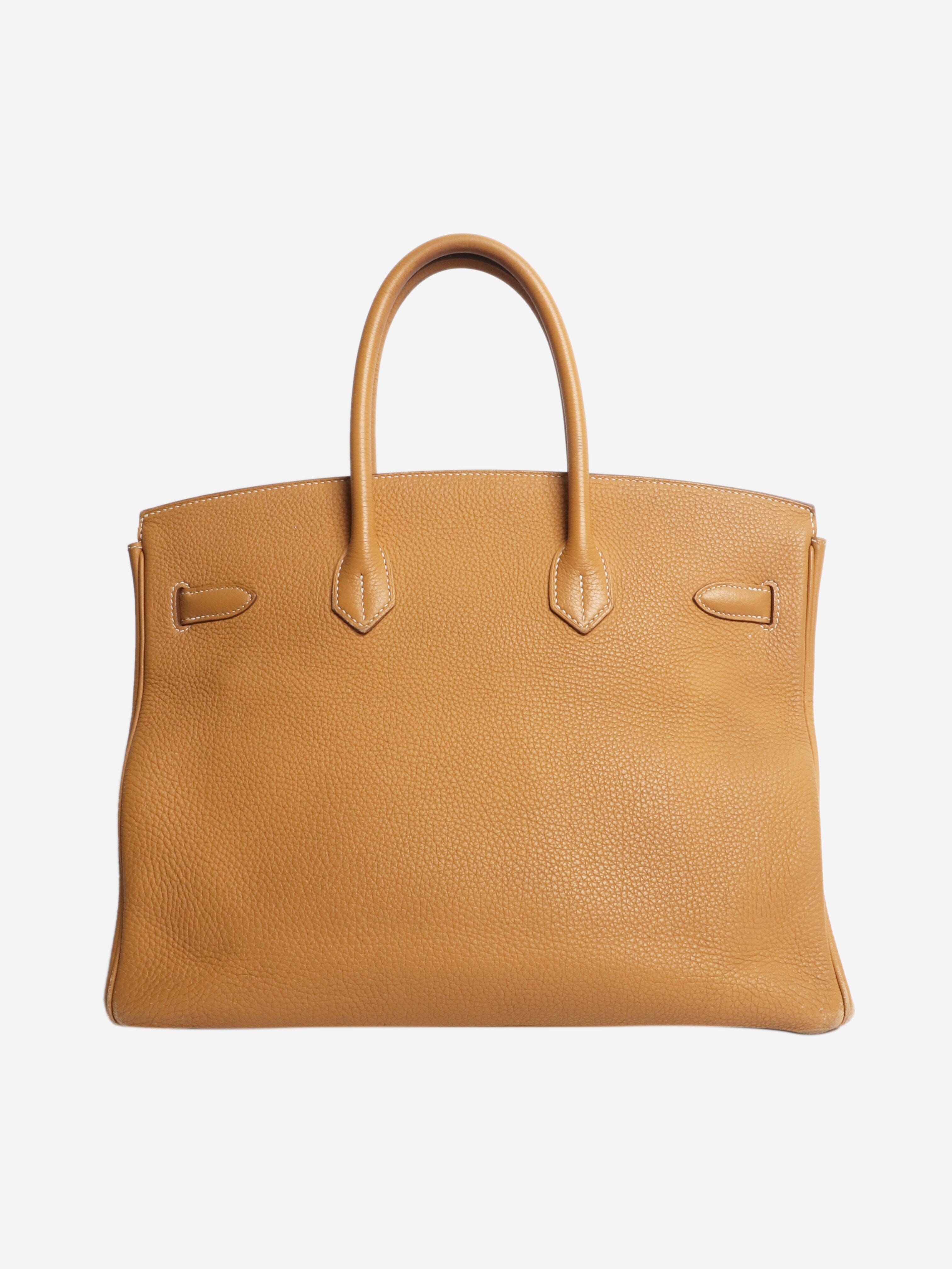 Brown 2014 Birkin 35 bag Top Handle Bags Hermes 