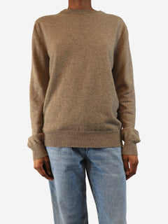 Brown cashmere jumper - size S Knitwear Luca Falconi 