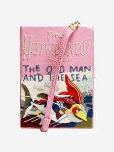 Olympia Le-Tan Pink The Old Man and The Sea book clutch