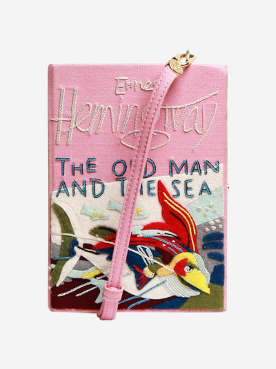 Pink The Old Man and The Sea book clutch Clutch bags Olympia Le-Tan 