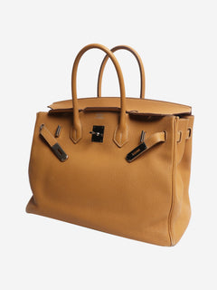 Brown 2014 Birkin 35 bag Top Handle Bags Hermes 