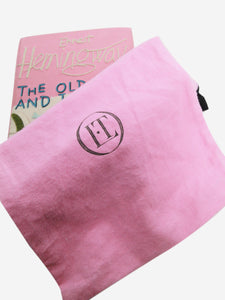 Olympia Le-Tan Pink The Old Man and The Sea book clutch