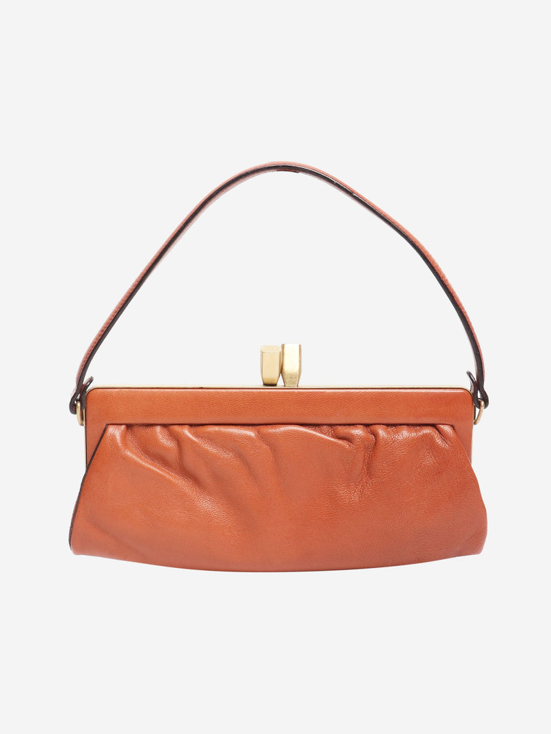 Brown leather mini bag Top Handle Bags Chloe 