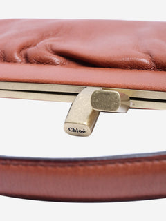 Brown leather mini bag Top Handle Bags Chloe 