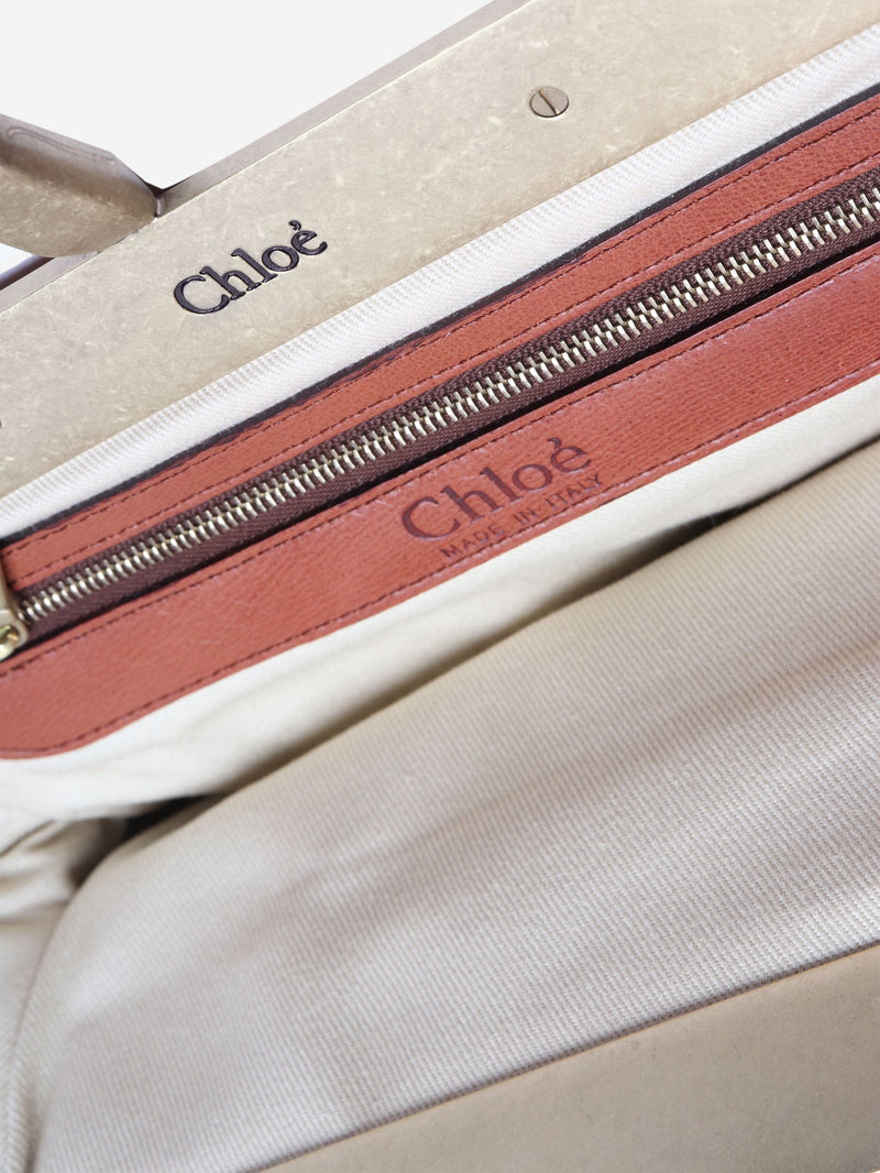 Brown leather mini bag Top Handle Bags Chloe 