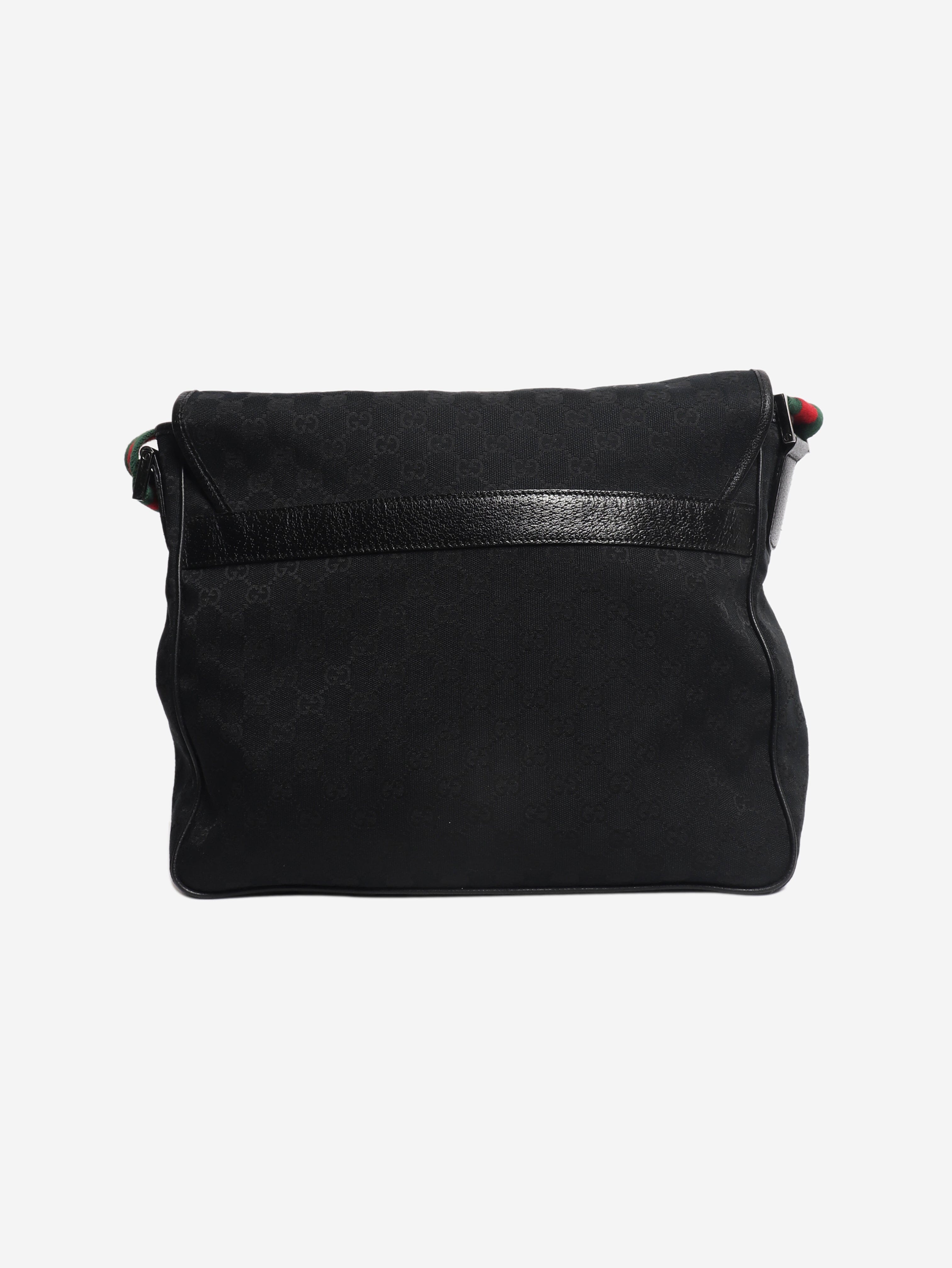 Black GG canvas Messenger bag Shoulder bags Gucci 