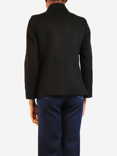 Black wool peacoat - size UK 6 Coats & Jackets Gucci 