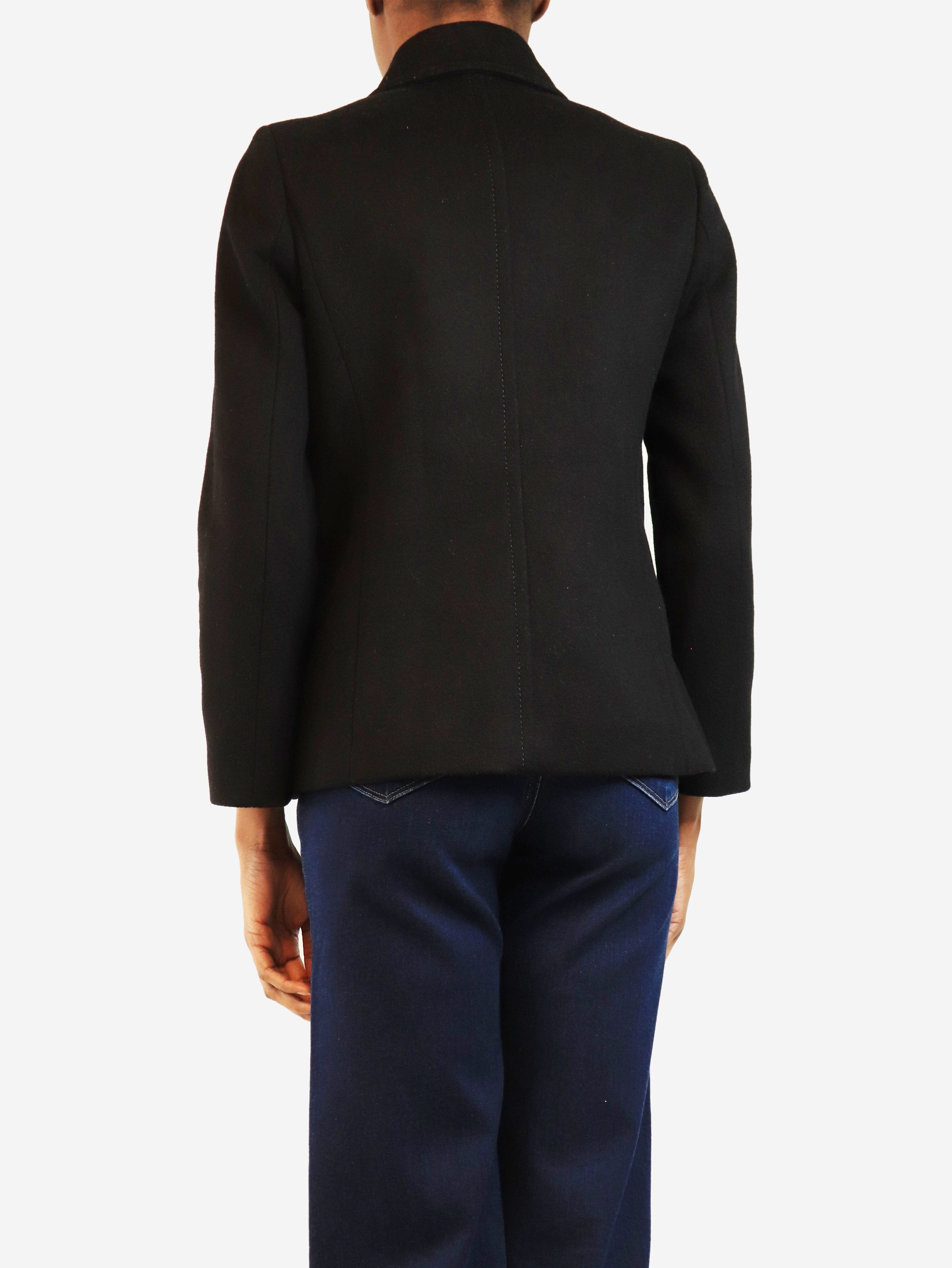 Black wool peacoat - size UK 6 Coats & Jackets Gucci 
