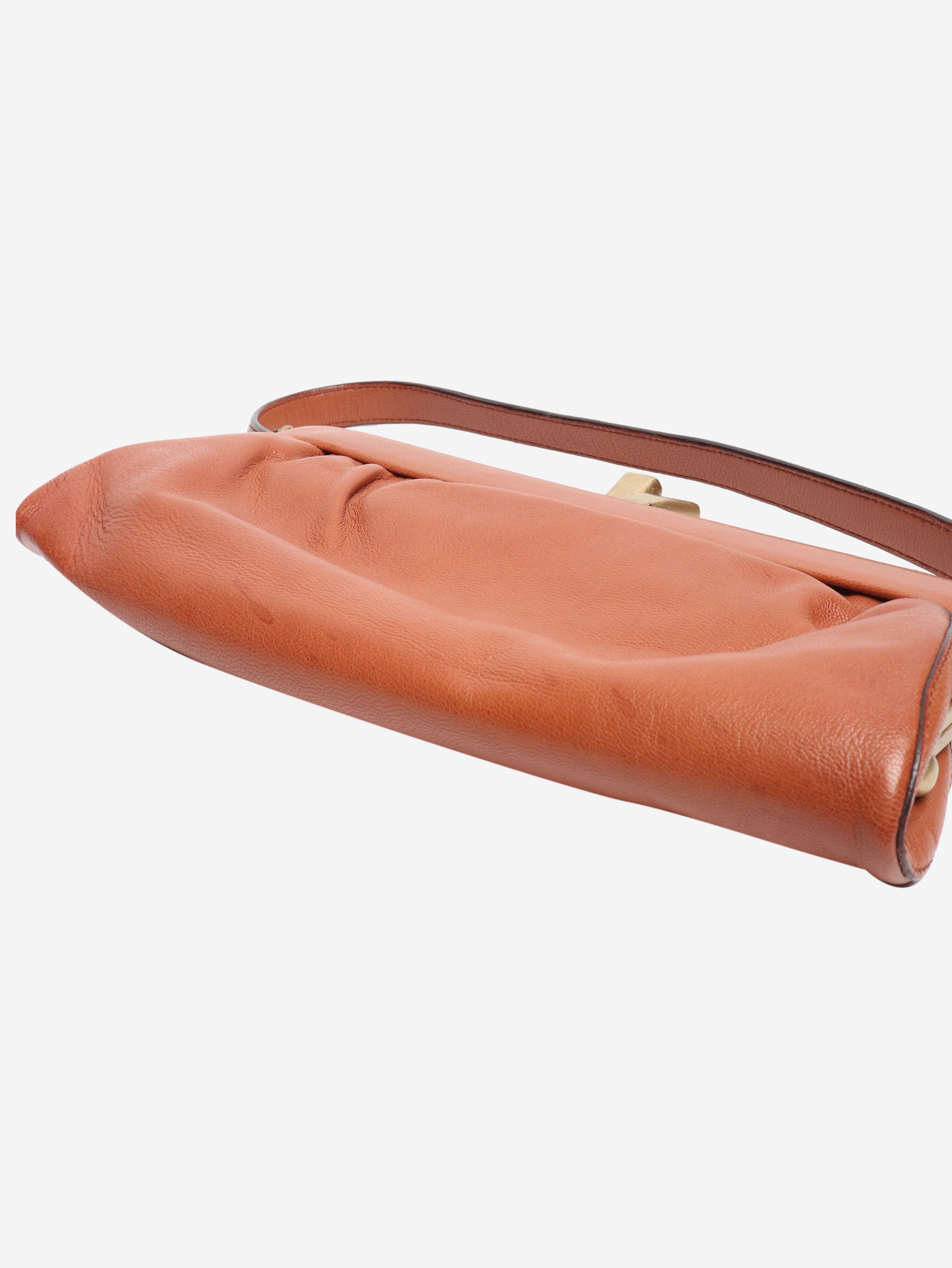 Brown leather mini bag Top Handle Bags Chloe 