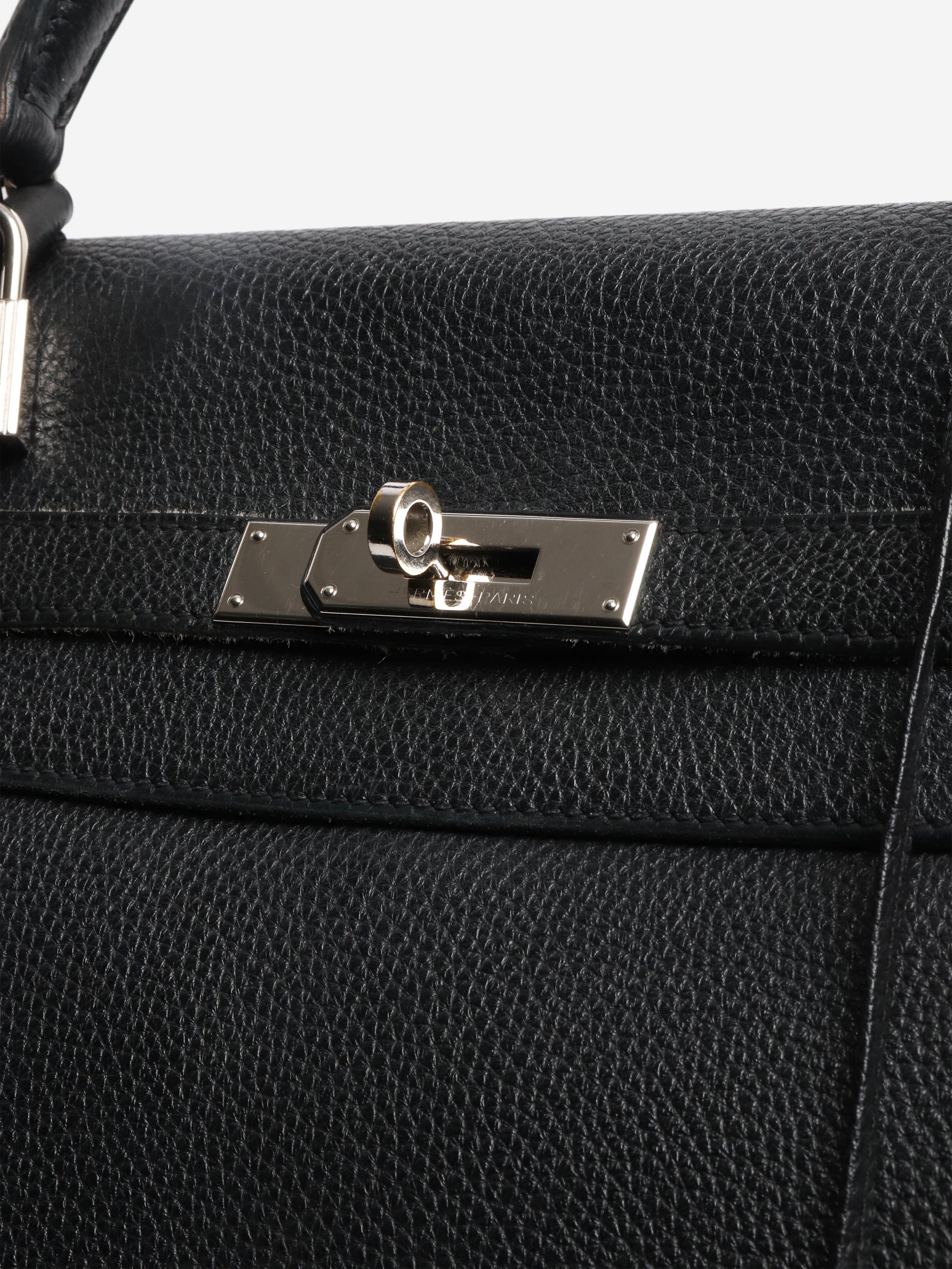Black 2008 Kelly 28 bag Tops Hermes 
