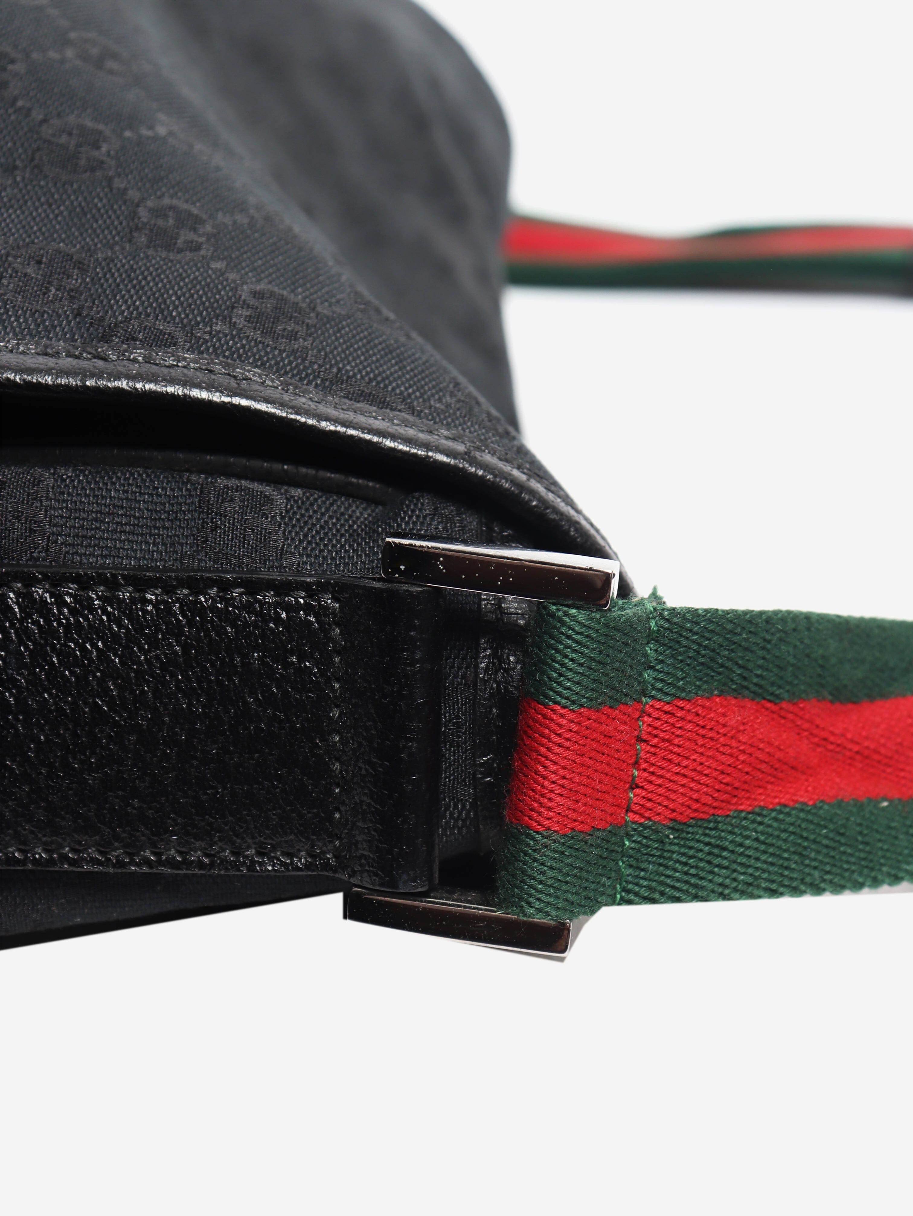 Black GG canvas Messenger bag Shoulder bags Gucci 