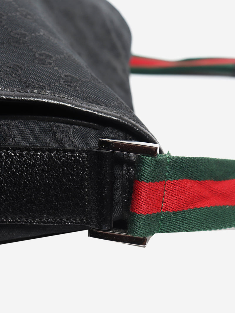 Black GG canvas Messenger bag Shoulder bags Gucci 
