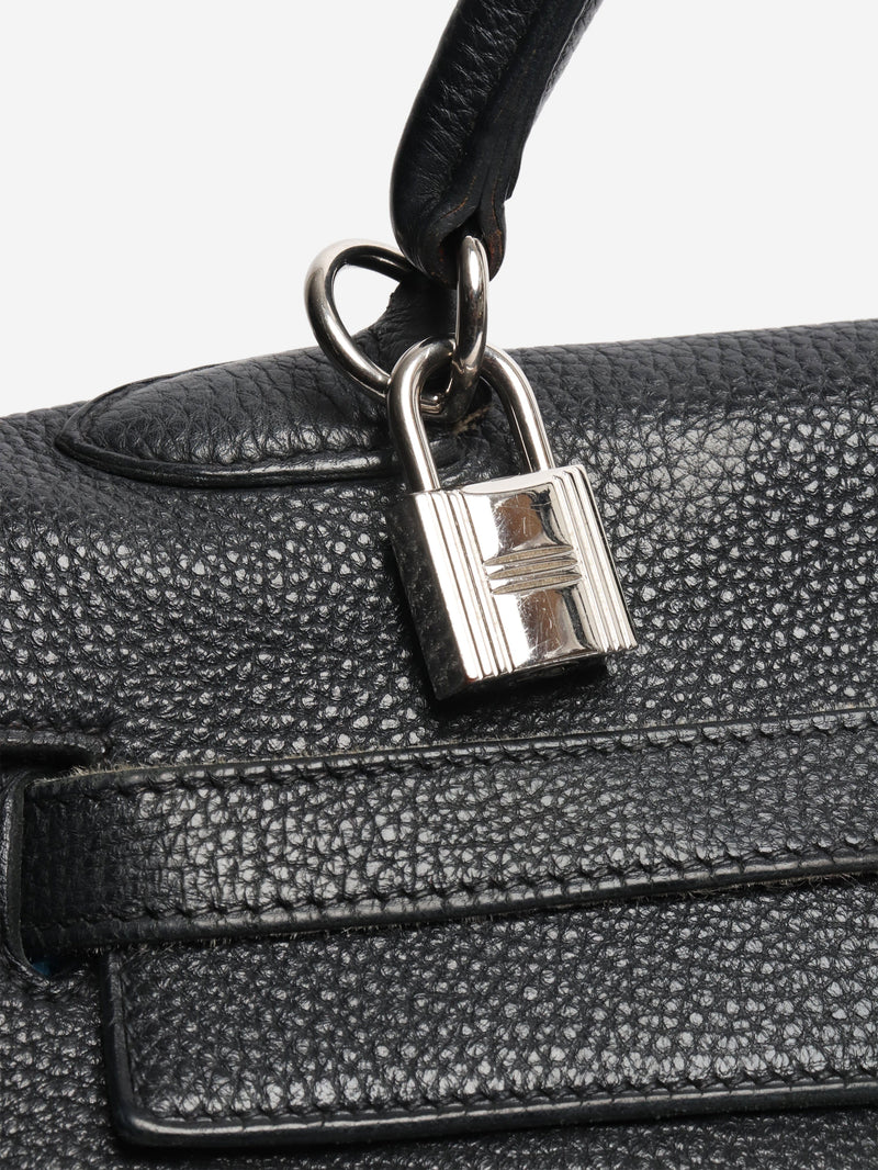 Black 2008 Kelly 28 bag Tops Hermes 