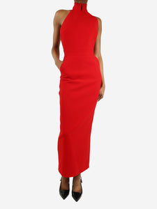 New Arrivals Red Hemingway halterneck midi dress - size UK 6