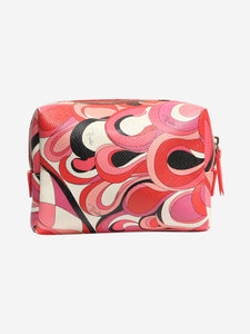Emilio Pucci Red and pink vanity bag