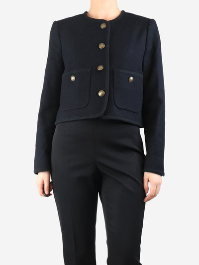 Black boucle jacket - size UK 14 Coats & Jackets ME+EM 