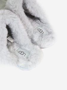 UGG Grey sheepskin slippers - size EU 37