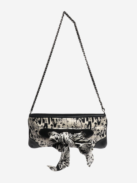 Black and white 2003 Mademoiselle choco bar quilted scarf bag alternate image