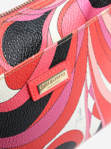 Emilio Pucci Red and pink vanity bag
