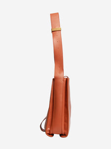 Bottega Veneta Orange The Marie leather shoulder bag