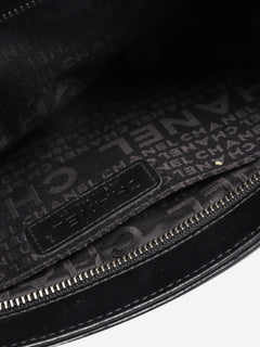 Black and white 2003 Mademoiselle choco bar quilted scarf bag Shoulder bags Chanel 