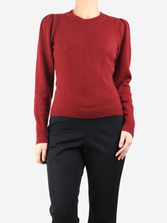 Wine cashmere sweater - size S Knitwear ME+EM 