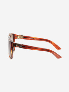Miu Miu Brown tortoiseshell sunglasses