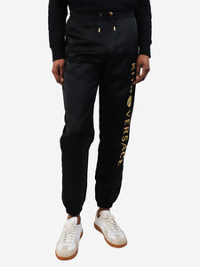 Versace Gold embroidered sweatpants - size UK 6