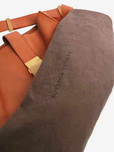 Bottega Veneta Orange The Marie leather shoulder bag