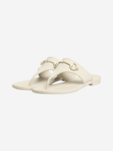 Gucci White thong sandals - size EU 39 (UK 6)